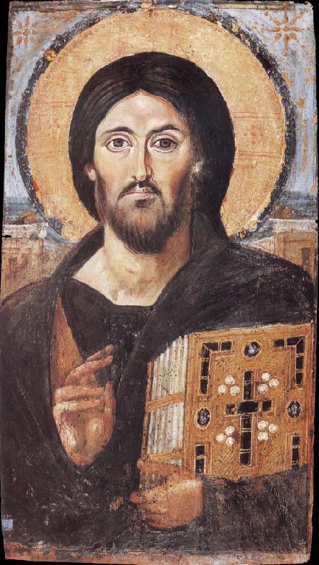 unknow artist Christ Pantocrator oil painting image